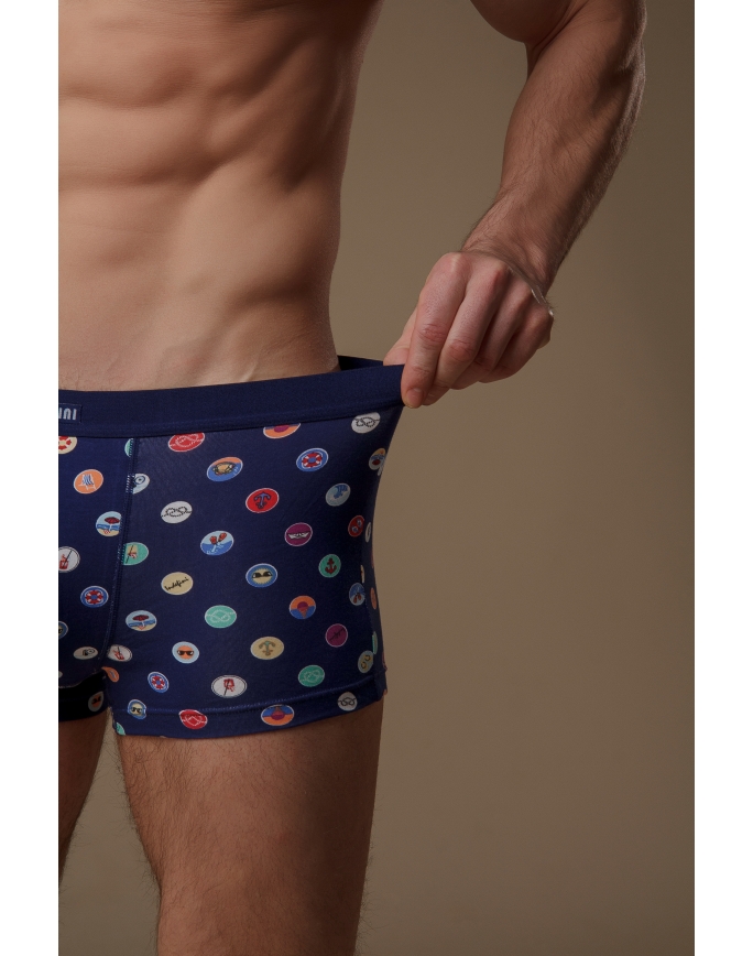 Мужские трусы боксеры "Индефини" (Арт.631000-3003MUF)